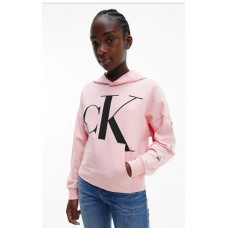 ~Calvin Klein Girls Hooded Jumper - Pink